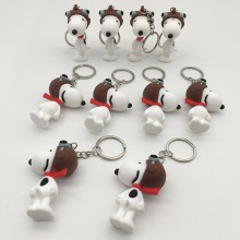 Snoopy anime figure doll key chains set(10pcs a set)