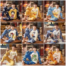 Pokemon Luffy anime t-shirt pajamas with trousers a set for children