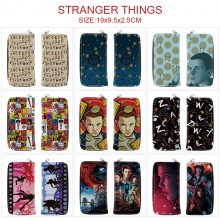 Stranger Things long zipper wallet purse