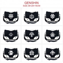 Genshin Impact waterproof nylon satchel shoulder bag