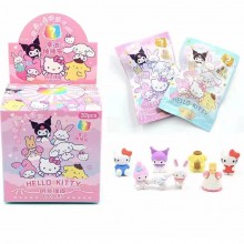 Melody kitty Cinnamoroll Kuromi anime erasers(32pcs a set)