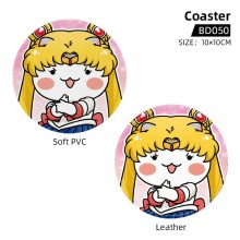 Sailor Moon anime soft pvc coaster coffee cup mats pad