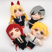 8inches Chainsaw Man anime plush dolls set 22CM(4pcs a set)