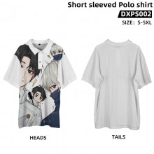Jujutsu Kaisen anime short sleeved polo t-shirt t shirts
