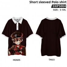 Toilet-bound Hanako-kun anime short sleeved polo t-shirt t shirts