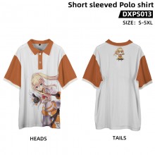 Kono subarashī sekai ni shukufuku wo short sleeved polo t-shirt t shirts