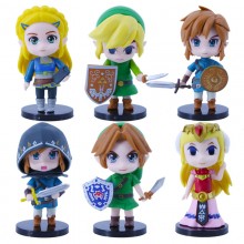 The Legend of Zelda game figures set(6pcs a set)(OPP bag)
