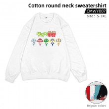 Keroro anime cotton round neck sweatershirt hoodie