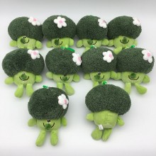 5.6inches Broccoli plush dolls set(10pcs a set)14CM