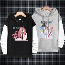 Darling in the FranXX 02 anime fake two pieces thin cotton hoodies