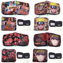 Naruto anime zipper wallet purse
