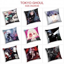 Tokyo ghoul anime two-sided pillow pillowcase 45*45cm