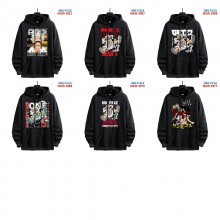 One Piece anime American Retro Make Old Washable Cotton Hoodies