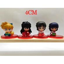 Inuyasha anime figures set(4pcs a set)(OPP bag)