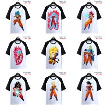 Dragon Ball anime raglan sleeve cotton t-shirt t s...
