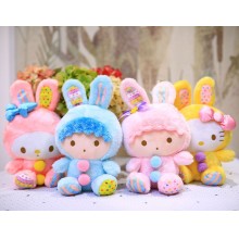 8inches little twin star anime plush dolls(mixed)