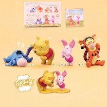 Winnie the Pooh Piglet Pig Tigger anime figures set(4pcs a set)