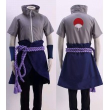 Naruto Uchiha Sasuke anime cosplay dress cloth cos...