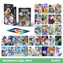Hunter x Hunter anime two-sided laser holographic cards