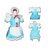 XC173-1 Duel Maid duel maid costume COS A paragraph of ordinary apron and bow (EU M) - Light Blue