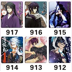 Hakuouki mouse pad(6 a set)