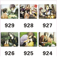Hakuouki mouse pad(6 a set)