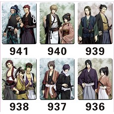 Hakuouki mouse pad(6 a set)