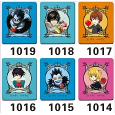 Q style death note mouse pad(6 a set)