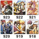 anime mouse pad (6 a set)