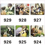 Hakuouki mouse pad(6 a set)