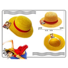 35cm One Piece Luffy cosplay straw hat cap