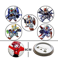 Gundam pins (5pcs)