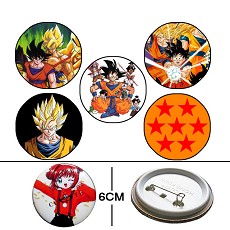Dragon Ball pins (5pcs)