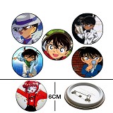 Conan pins (5pcs)