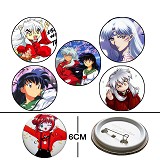 Inuyasha pins (5pcs)