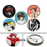 Death Note pins(5pcs)