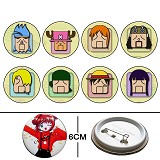 One piece pins（a set）