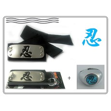 Naruto COS headband+ring