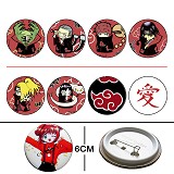 Naruto anime pins set