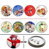 One piece anime pins set