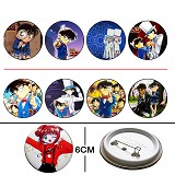 Detetive conan anime pins set