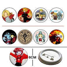 Fullmetal Alchemist pins(8pcs)