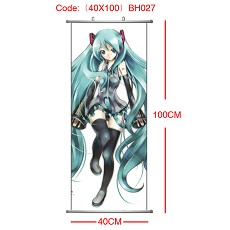 Miku anime wallscroll