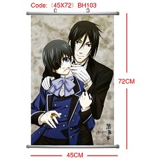 kuroshitsuji anime wallscroll