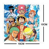 One piece anime glasses cloth