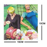 One piece anime glasses cloth