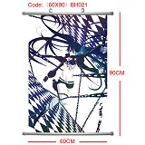 Black rock shooter anime wallscroll