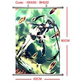 Black rock shooter anime wallscroll