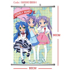 Lucky star anime wallscroll