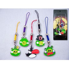 Angry bird phone straps(10 pcs)